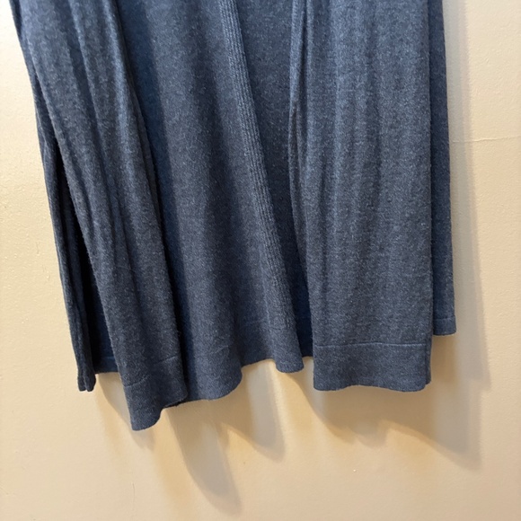 Gap Long Sleeve Open Front Knee Length Gray Cardigan Size XS - Picture 4 of 7